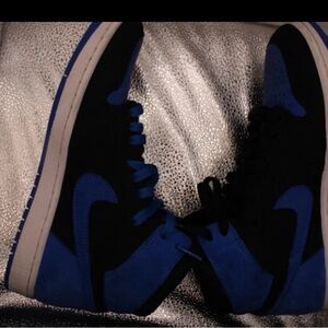 Nike Women's Sneakers - Black and Blue